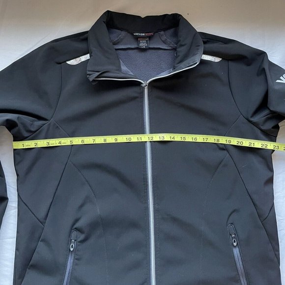 North End Sports Jacket Men’s Large Black Gray Voith Hydro Logik Reflective Warm - Picture 10 of 13